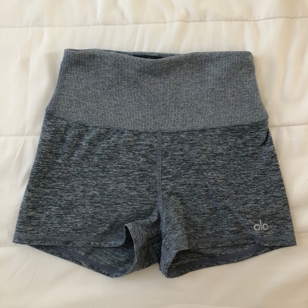 Alo Yoga Alosoft Aura Short - Blue Haze XS